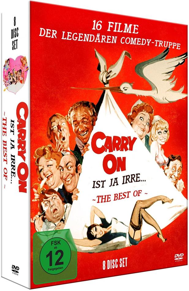 Carry On - Ist ja irre - The Best Of - 16 Filme der legendären Comedy-Truppe Limited Edition, 8 DVDs
