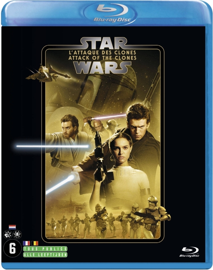 Star Wars - Episode 2 - L'attaque des clones / Attack of the Clones (2002) Line Look, 2 Blu-ray