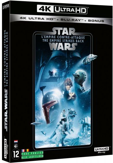 Star Wars - Episode 5 - L'empire contre-attaque / The Empire Strikes Back (1980) Line Look, 4K Ultra HD + 2 Blu-ray