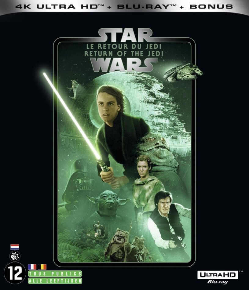 Star Wars - Episode 6 - Le retour du Jedi / Return of the Jedi (1983) Line Look, 4K Ultra HD + 2 Blu-ray