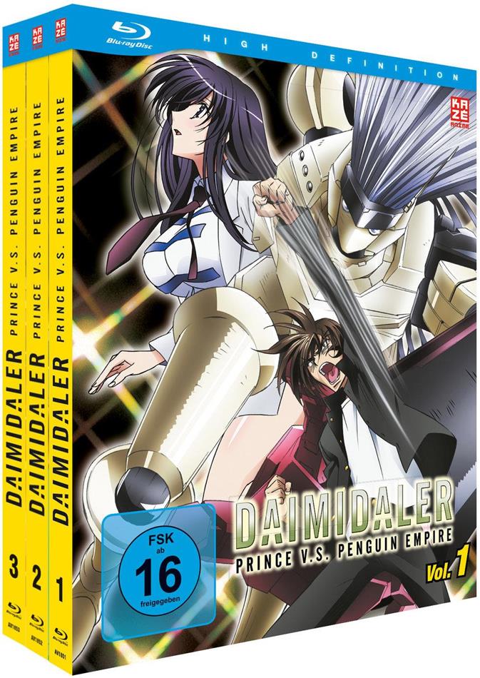 Daimidaler: Prince v.s. Penguin Empire Gesamtausgabe, 3 Blu-rays