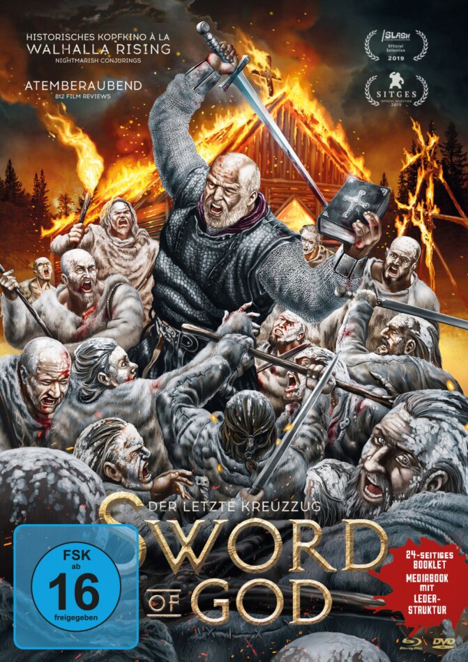 Sword of God - Der letzte Kreuzzug (2018) Limited Edition, Mediabook, Blu-ray + DVD