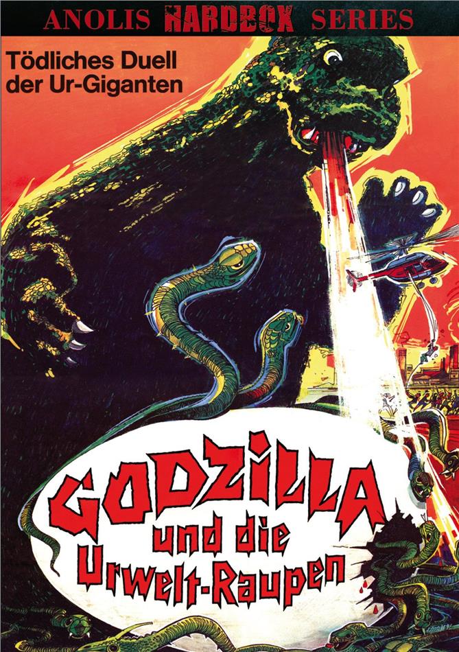 Godzilla und die Urwelt-Raupen (1964) Kleine Hartbox, Cover A, Anolis Hardbox Series, Limited Edition