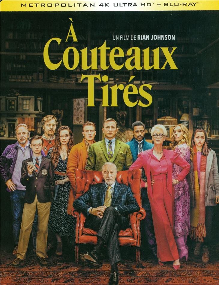 À couteaux tirés (2019) Édition Limitée, Steelbook, 4K Ultra HD + Blu-ray