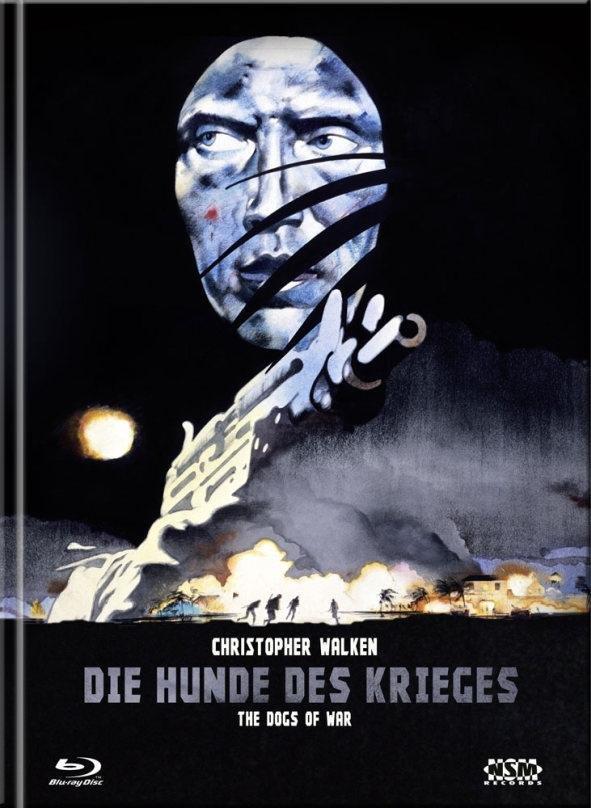 Die Hunde des Krieges (1980) Cover B, Limited Collector's Edition, Mediabook, Blu-ray + DVD