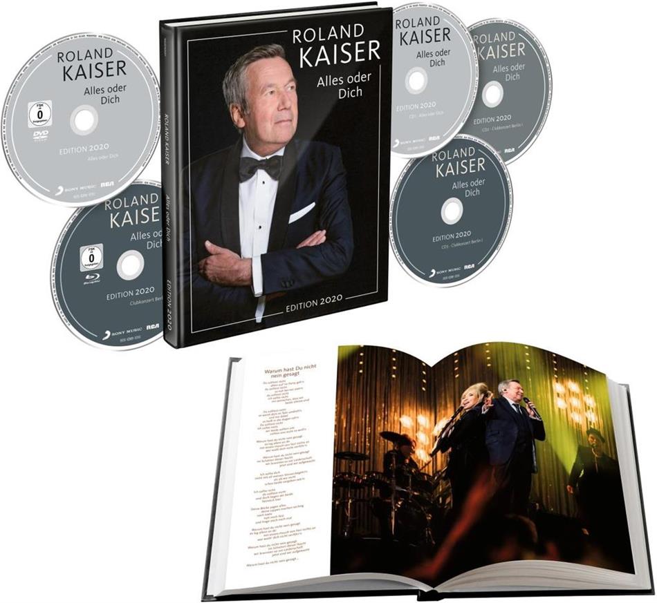 Roland Kaiser - Alles oder dich Edition 2020 , 4 CDs + Buch
