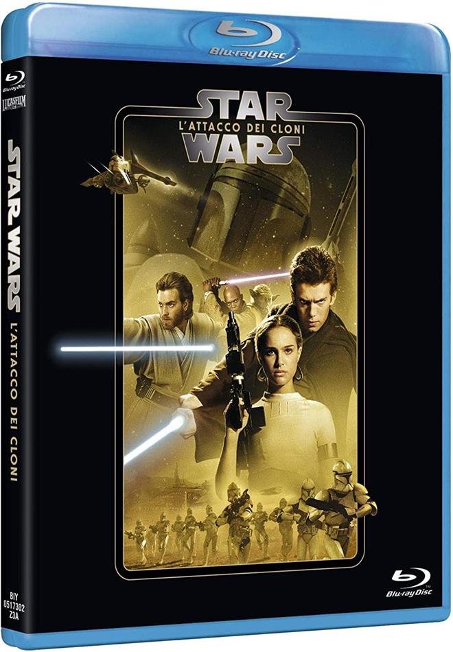 Star Wars - Episodio 2 - L'attacco dei Cloni (2002) Line Look, Neuauflage, 2 Blu-rays