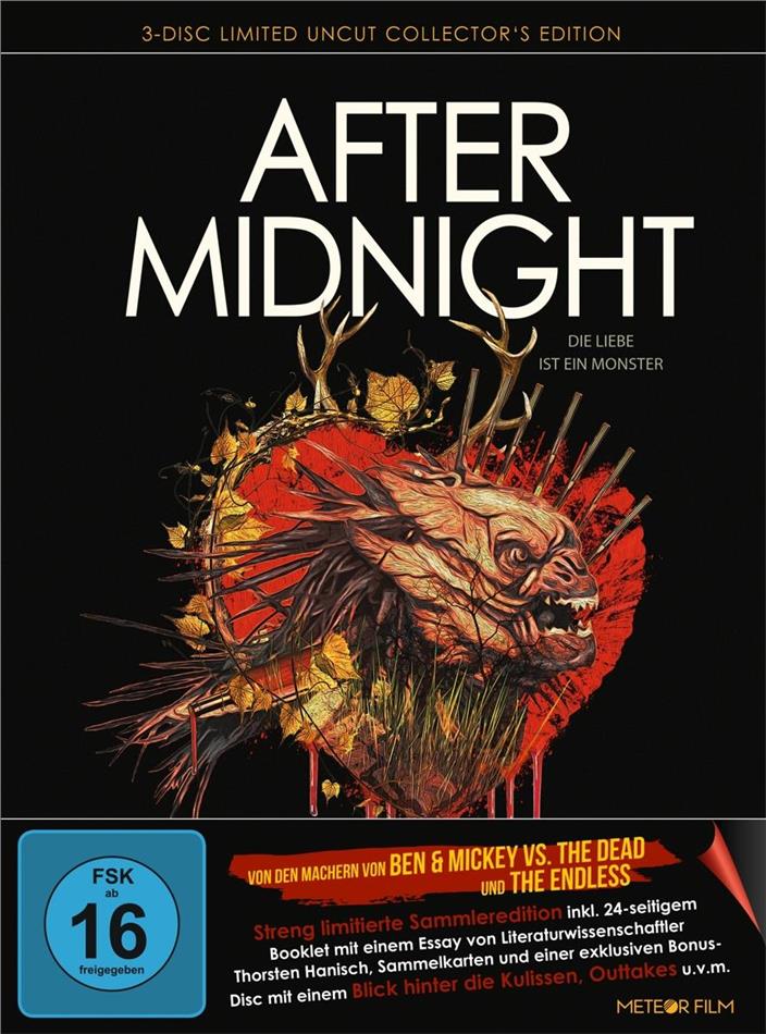 After Midnight - Die Liebe ist ein Monster (2019) Limited Collector's Edition, Mediabook, Uncut, 2 Blu-rays + DVD