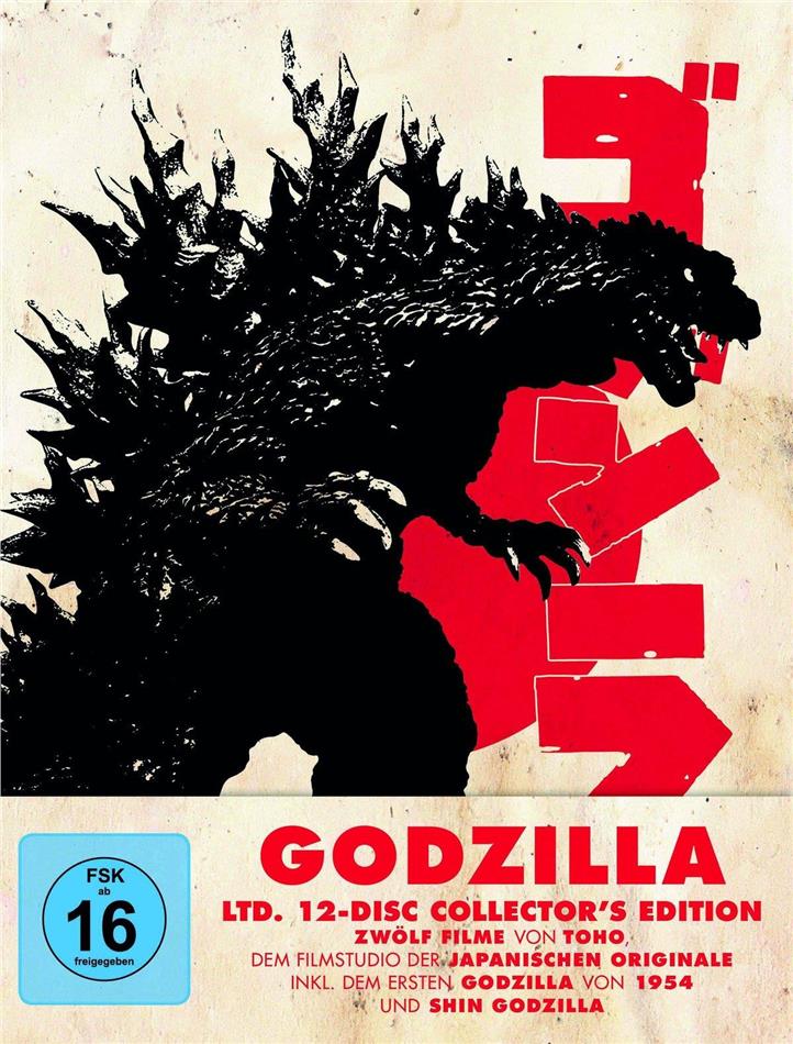 Godzilla - 12 Filme Limited Collector's Edition, 12 Blu-rays