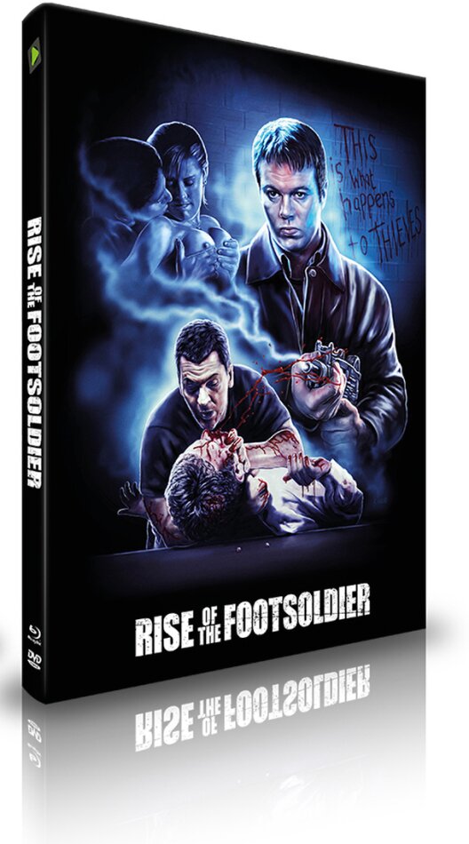 Rise of the Footsoldier (2007) Extreme Edition, Cover A, Extended Edition, Limited Edition, Mediabook, Blu-ray + DVD