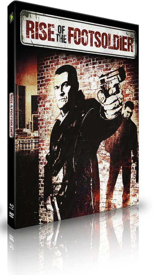 Rise of the Footsoldier (2007) Extreme Edition, Cover C, Extended Edition, Limited Edition, Mediabook, Blu-ray + DVD
