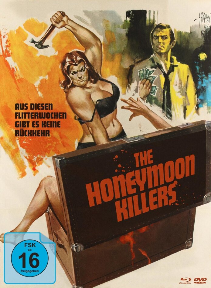 The Honeymoon Killers (1970) Cover B, s/w, Limited Edition, Mediabook, Blu-ray + DVD