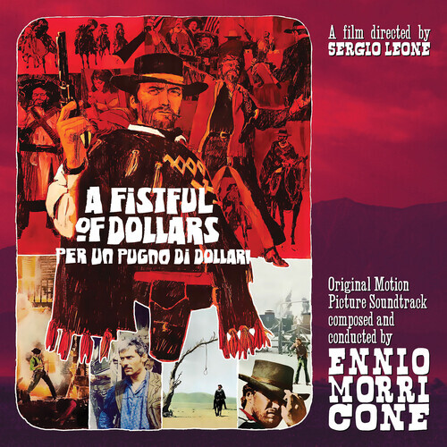 Ennio Morricone (1928-2020) - Fistful Of Dollars - OST Gatefold, Red Vinyl, 10" Maxi