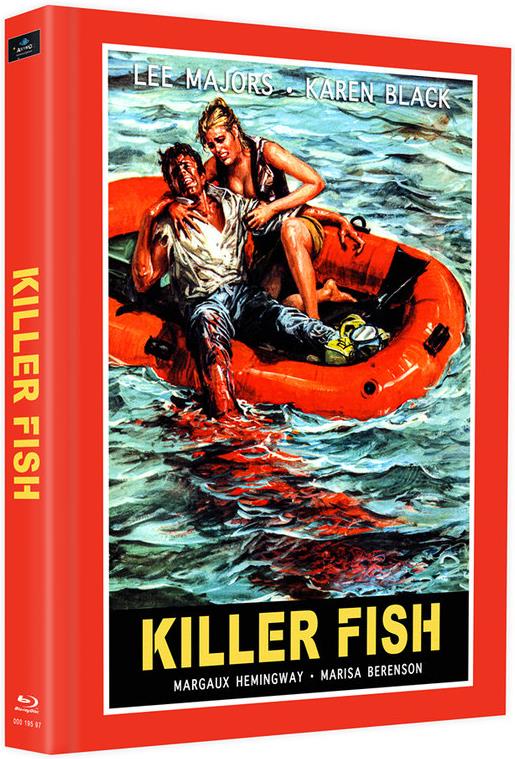 Killer Fish (1979) Cover E, Édition Limitée, Mediabook, 2 Blu-ray