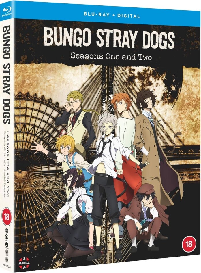 Bungo Stray Dogs - Seasons 1 and 2 4 Blu-rays
