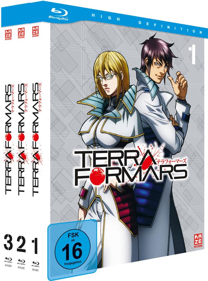 Terraformars - Staffel 1 Gesamtausgabe, 3 Blu-rays