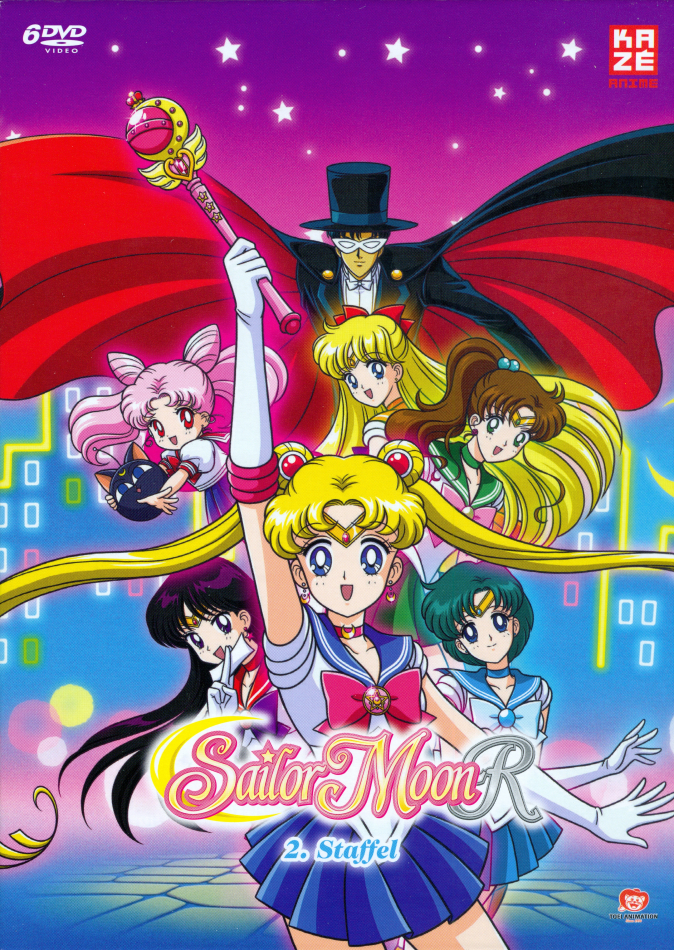 Sailor Moon R - Staffel 2 Gesamtausgabe, Schuber, Digipack, Remastered, 6 DVDs