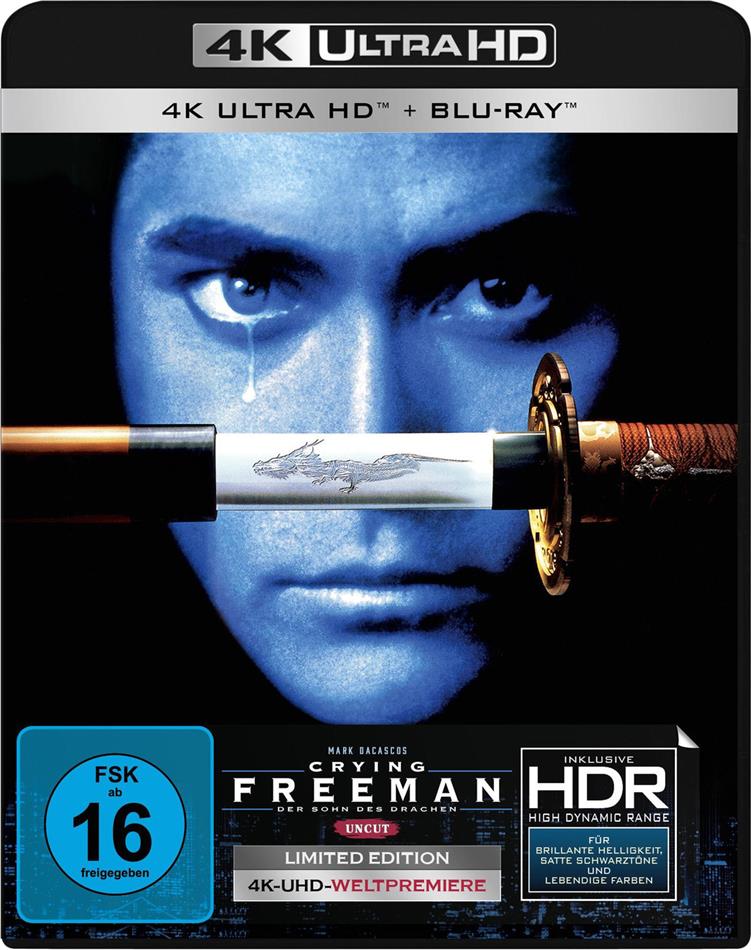 Crying Freeman (1995) Limited Edition, Uncut, 4K Ultra HD + Blu-ray