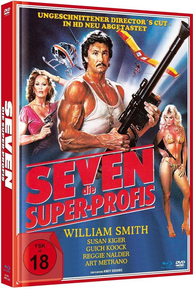 Seven - Die Super-Profis (1979) Director's Cut, Limited Edition, Mediabook, Remastered, Uncut, Blu-ray + DVD