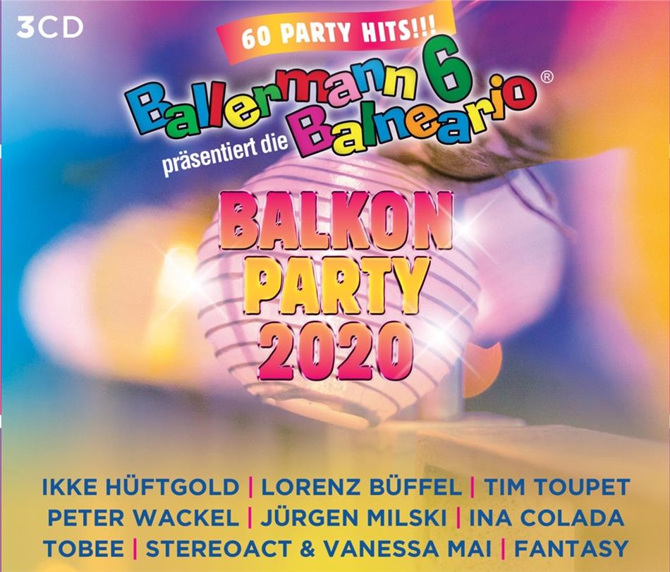 Ballermann 6 Balneario - Die Balkon Party 2020 3 CDs
