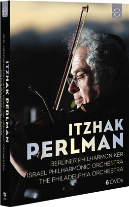 Itzhak Perlman, Daniel Barenboim, Berliner Philharmoniker, Israel Philharmonic Orchestra & The Philadelphia Orchestra - Jubil&auml;ums-Box (6 DVDs)