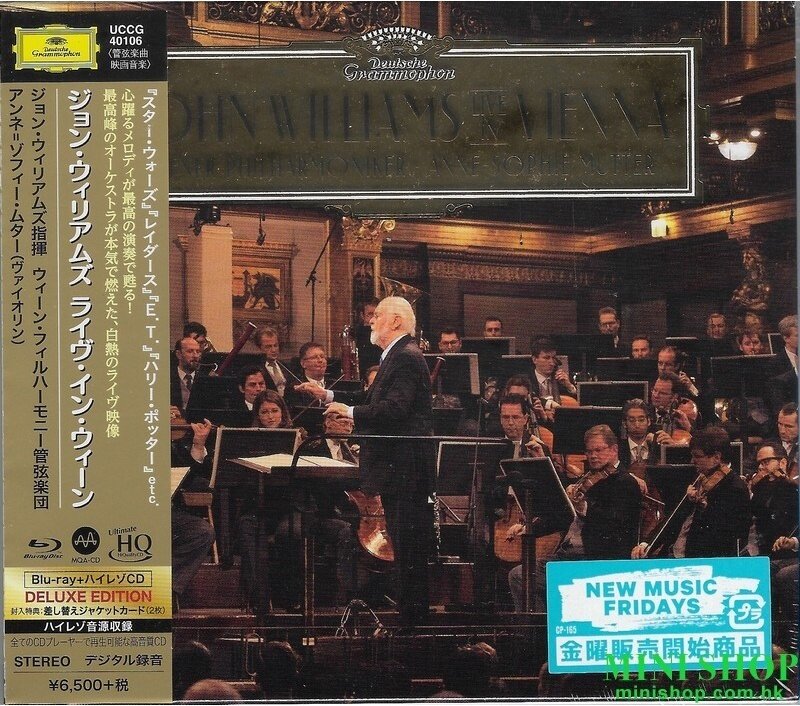 John Williams (*1932) (Komponist/Dirigent) & Anne-Sophie Mutter - John Williams In Vienna HQCD, Japan Edition, Deluxe Edition, Remastered, CD + Blu-ray