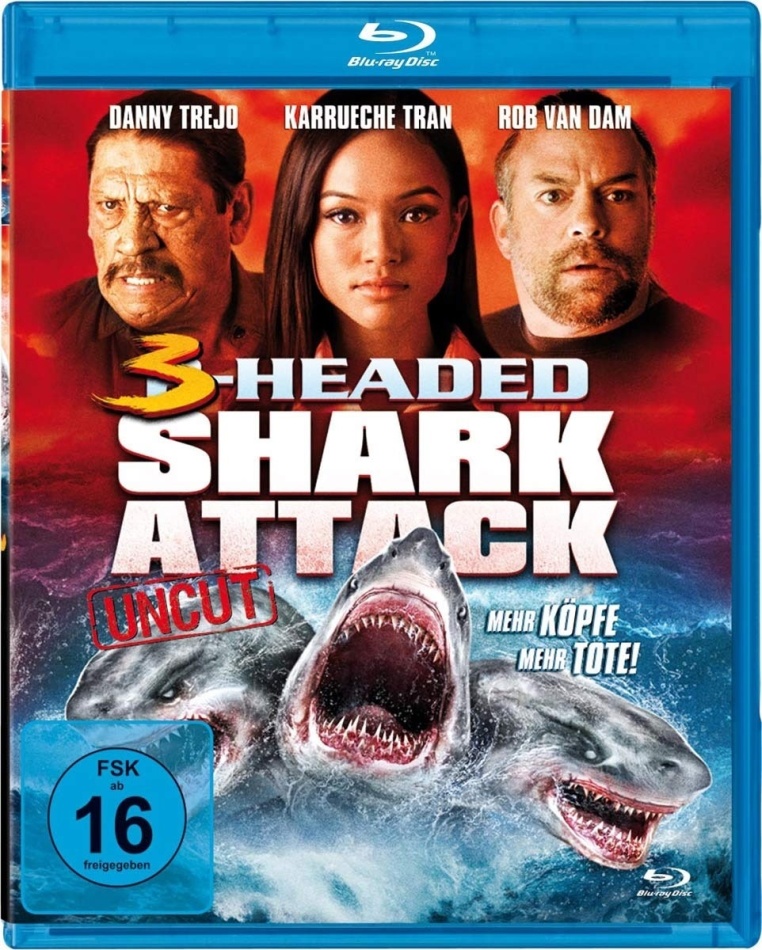 3-Headed Shark Attack (2015) Uncut