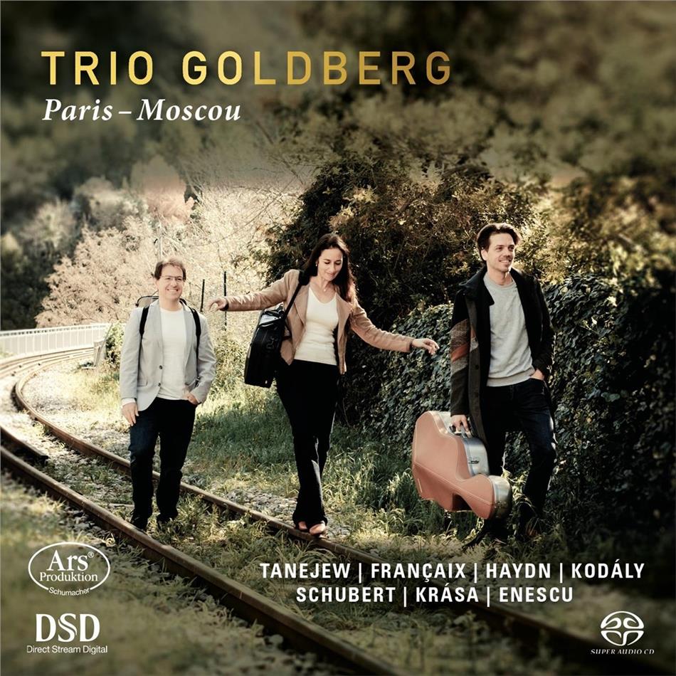 Trio Goldberg, Sergej Iwanowitsch Tanejew (1856-1915), Jean Françaix (1912-1997), Franz Joseph Haydn (1732-1809), … - Paris-Moscou SACD