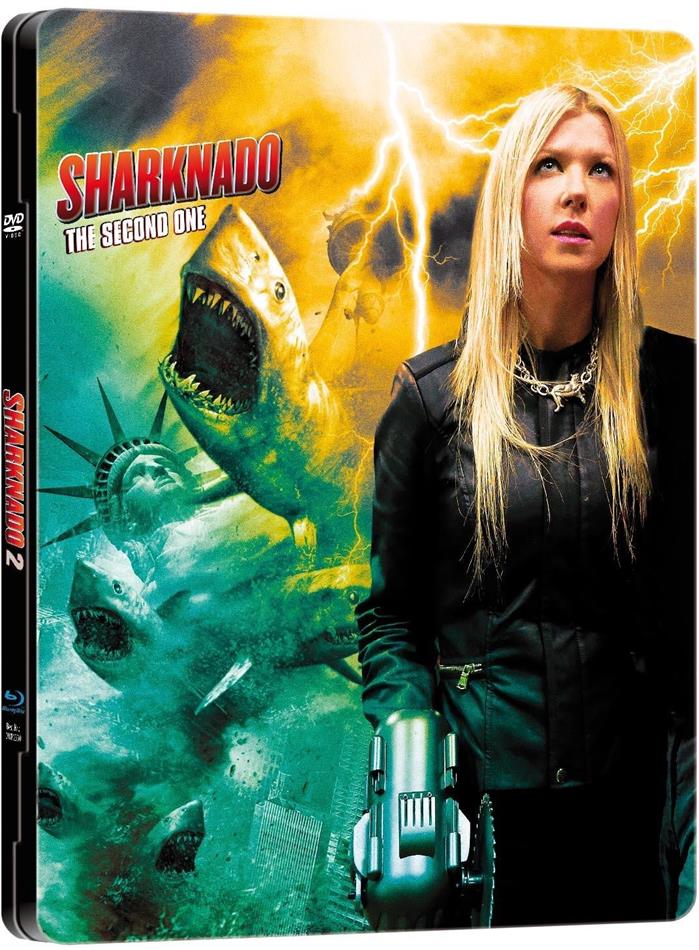 Sharknado 2 (2014) Limited Edition, Steelbook, Uncut, Blu-ray + DVD