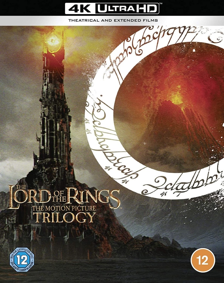 The Lord Of The Rings Trilogy Extended Edition, Kinoversion, 9 4K Ultra HDs