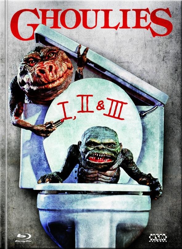 Ghoulies 1-3 Limited Edition, Mediabook, Uncut, 3 Blu-rays