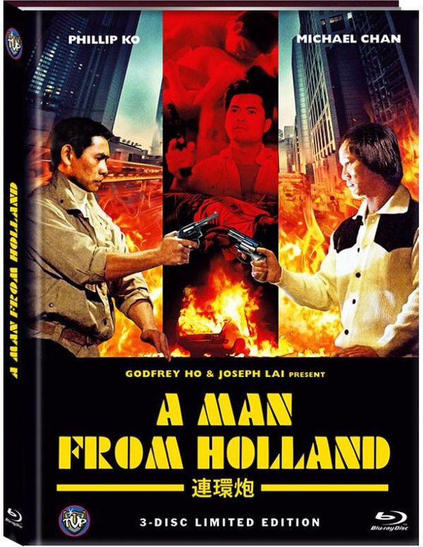 A Man from Holland (1985) Cover B, Limited Edition, Mediabook, Blu-ray + 2 DVDs