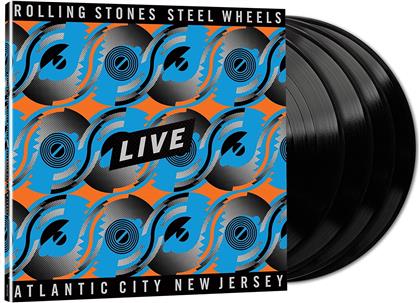 The Rolling Stones - Steel Wheels Live (Atlantic City 1989) (Black Vinyl, 4 LPs)