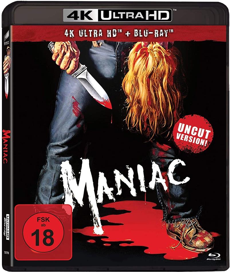 Maniac (1980) Uncut, 4K Ultra HD + Blu-ray