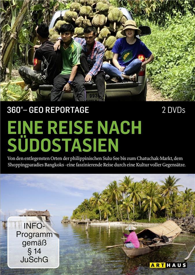 Eine Reise nach Südostasien - 360° - GEO Reportage Arthaus, 2 DVDs