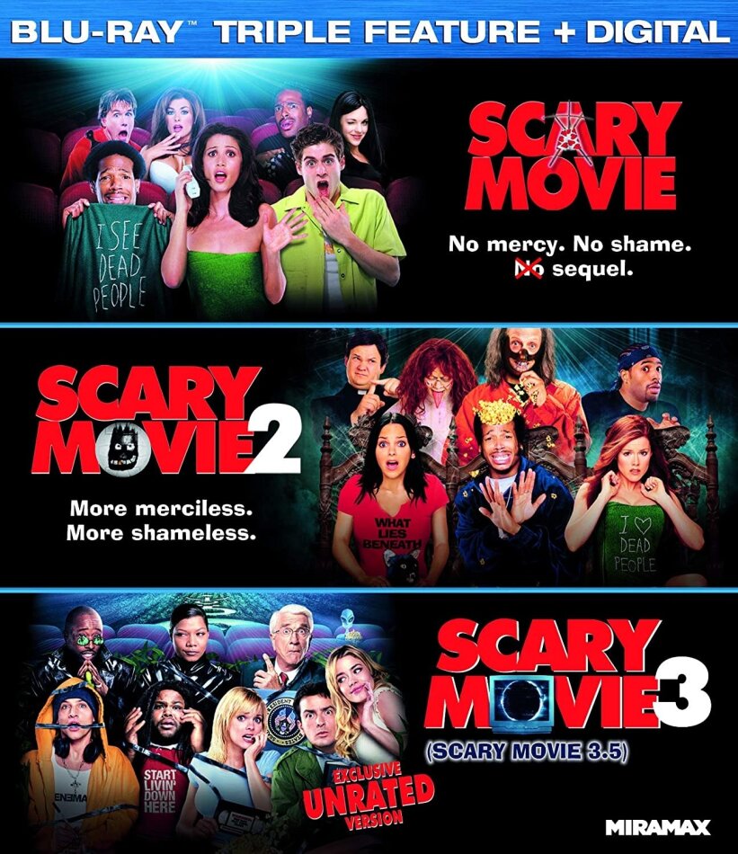Scary Movie 1-3 3 Blu-rays