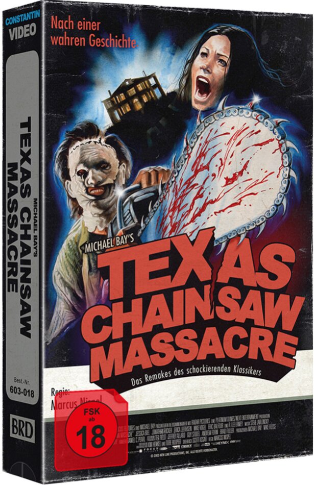 Texas Chainsaw Massacre (2003) VHS Retro Edition, Tape Edition, Cover A, Limited Edition