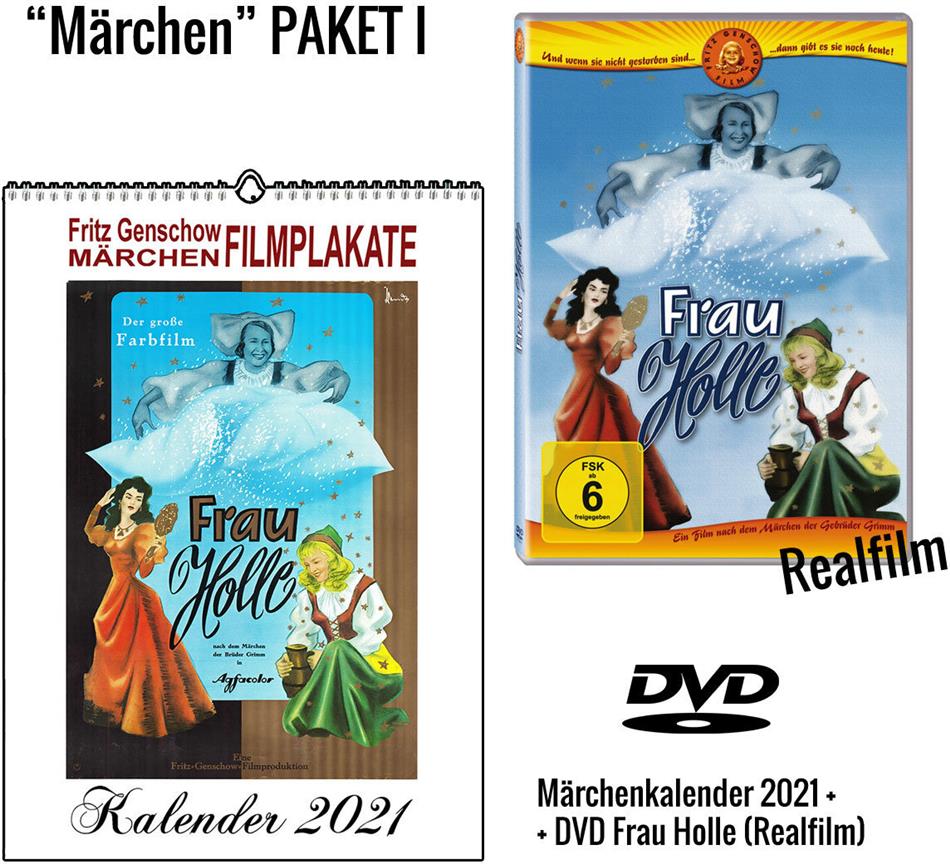 Frau Holle - + Märchenkalender 2021 (A4 Wandkalender) (1954)