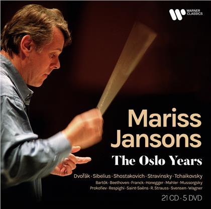 Mariss Jansons, Oslo Philharmonic Orchestra, Antonin Dvor&aacute;k (1841-1904), Jean Sibelius (1865-1957) & Dimitri Schostakowitsch (1906-1975) - The Oslo Years (CD + DVD)