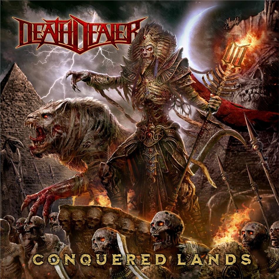 Death Dealer - Conquered Lands Gatefold, Limited Edition, Black/White Splatter Vinyl, 2 LPs