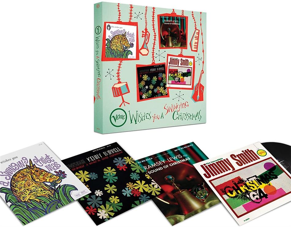 Verve Wishes You A Swinging Christmas Boxset, 4 LP