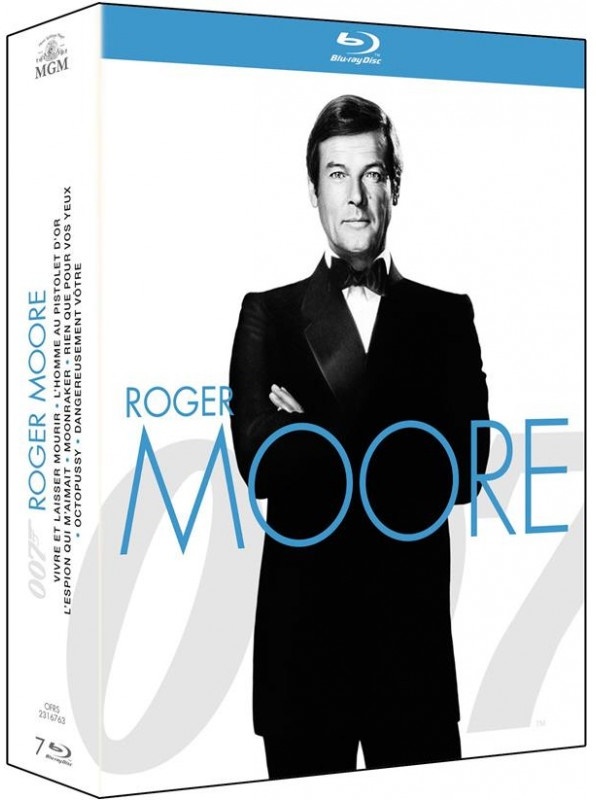 James Bond 007 - Roger Moore - Vivre et laisser mourir / L’homme au pistolet d’or / L’espion qui m’aimait / Moonraker / Rien que pour vos yeux / Octopussy / Dangereusement vôtre 7 Blu-ray