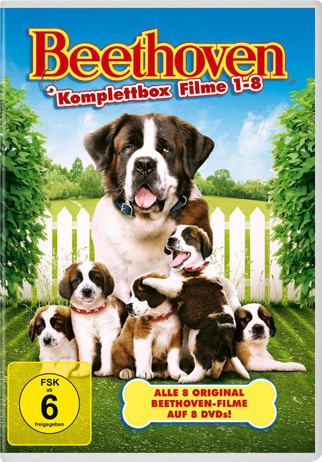 Beethoven - Komplettbox Filme 1-8 8 DVDs