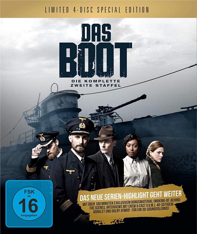 Das Boot - Staffel 2 Limited Edition, Special Edition, 4 Blu-rays