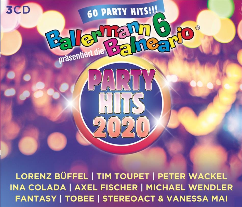 Ballermann 6 Balneario präs.: Die Party Hits 2020 3 CDs