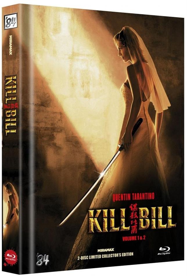 Kill Bill - Vol. 1 & 2 Cover B, Limited Collector's Edition, Mediabook, Uncut, 2 Blu-rays