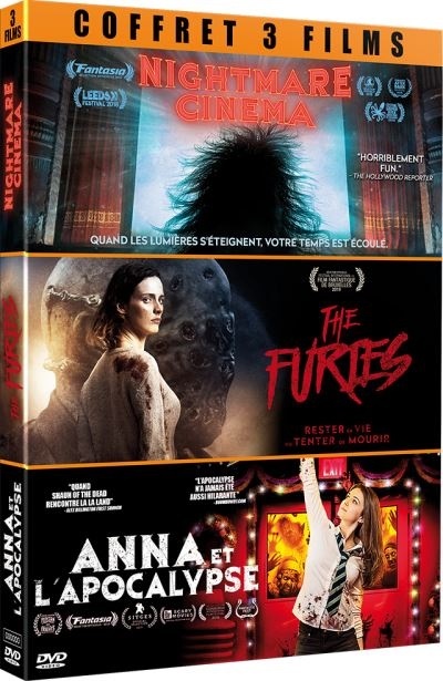 Nightmare Cinema / The Furies / Anna et l'Apocalypse 3 DVDs