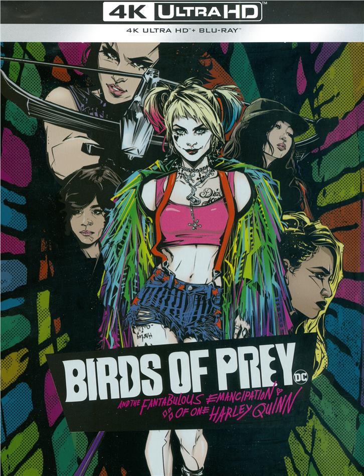 Birds of Prey - And the Fantabulous Emancipation of One Harley Quinn (2020) Comic Cover, Édition Limitée, Steelbook, 4K Ultra HD + Blu-ray