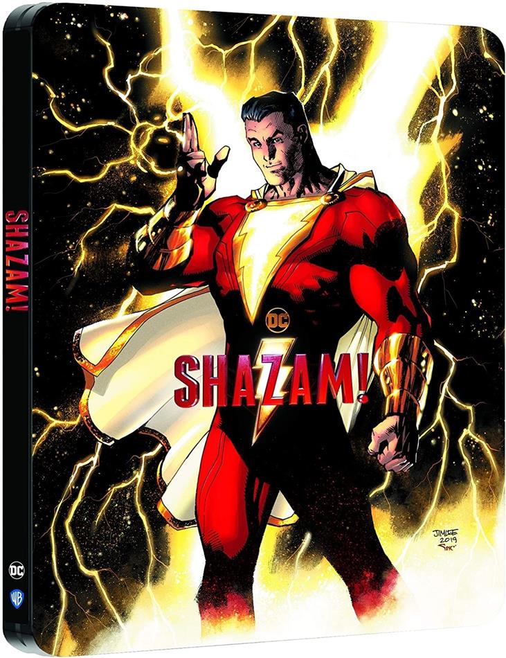 Shazam! (2019) Comic Cover, Limited Edition, Steelbook, 4K Ultra HD + Blu-ray