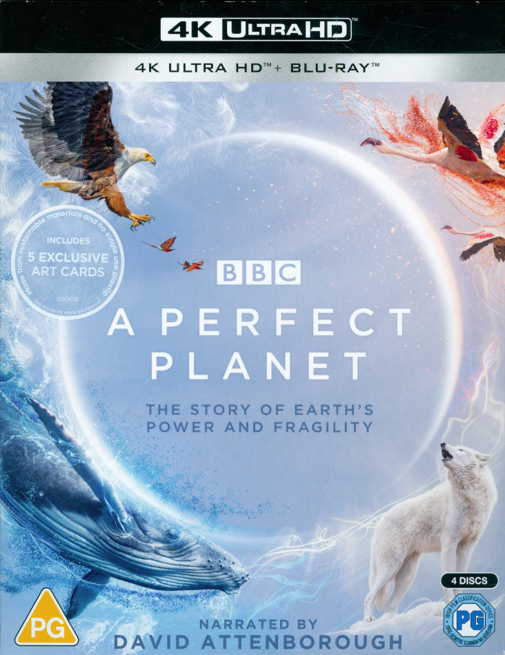 A Perfect Planet - The Story of Earth's Power and Fragility BBC Earth, 2 4K Ultra HDs + 2 Blu-rays